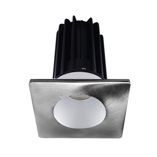Lotus 8 Watt 2" LED Recessed Downlight - Alzak Reflector - Square Chrome Trim - 38° - 4000K - 620 Lumens - 120V