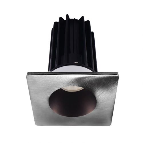 Lotus 15 Watt 2" LED Recessed Downlight - Bronze Reflector - Square Chrome Trim - 38º - 2700K - 980 Lumens - 120V