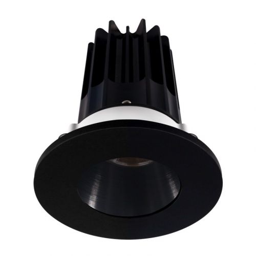 Lotus 8 Watt 2" LED Recessed Downlight - Black Reflector - Black Trim - 24° - 2700K - 580 Lumens - 120V