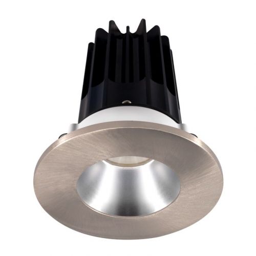 Lotus 15 Watt 2" LED Recessed Downlight - Alzak Reflector - Brushed Nickel Trim - 38º - 2700K - 980 Lumens - 120V