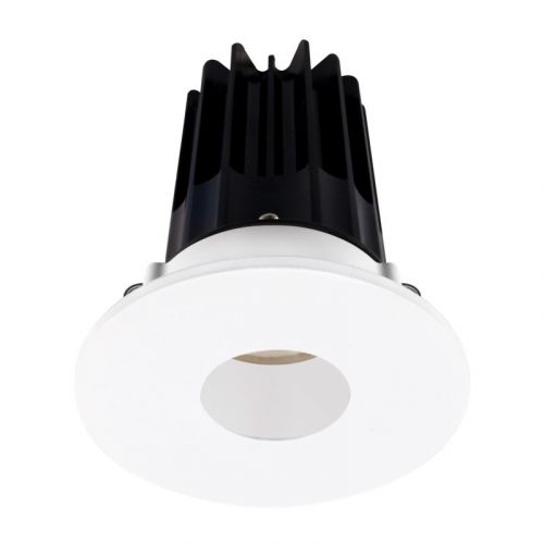 Lotus 8 Watt 2" LED Recessed Downlight - White Reflector - White Pinhole Trim - 4000K - 620 Lumens - 120V