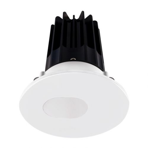 Lotus 8 Watt 2" LED Recessed Downlight - White Reflector - Slot Aperture Trim - 2700K - 580 Lumens - 120V