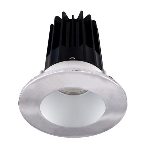 Lotus 8 Watt 2" LED Recessed Downlight - Alzak Reflector - Chrome Trim - 24° - 4000K - 620 Lumens - 120V
