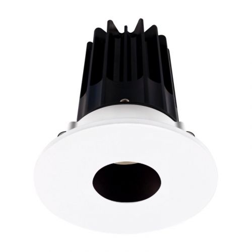 Lotus 8 Watt 2" LED Recessed Downlight - Bronze Reflector - White Pinhole Trim - 3000K - 600 Lumens - 120V