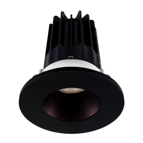 Lotus 8 Watt 2" LED Recessed Downlight - Bronze Reflector - Black Trim - 38º - 4000K - 620 Lumens - 120V