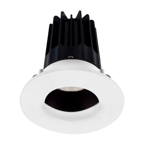 Lotus 15 Watt 2" LED Recessed Downlight - Bronze Reflector - White Wall Wash Trim - 4000K - 1,020 Lumens - 120V