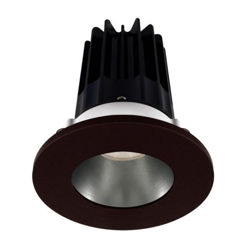 Lotus 8 Watt 2" LED Recessed Downlight - Chrome Reflector - Bronze Trim - 38º - 2700K - 580 Lumens - 120V