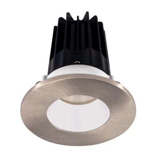 Lotus 15 Watt 2" LED Recessed Downlight - White Reflector - Brushed Nickel Trim - 38º - 4000K - 1,020 Lumens - 120V