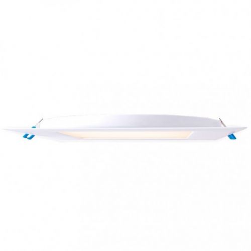 Lotus 17 Watt 6" Super Thin Square Recessed LED Downlight - 2700K - 1,000 Lumens - White