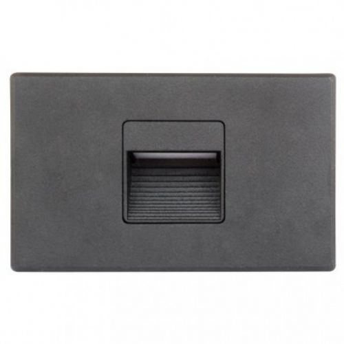 Lotus 2.5 Watt LED Mini Die-Cast Step Light - Dim to Warm - 125 Lumens - Black - 120V