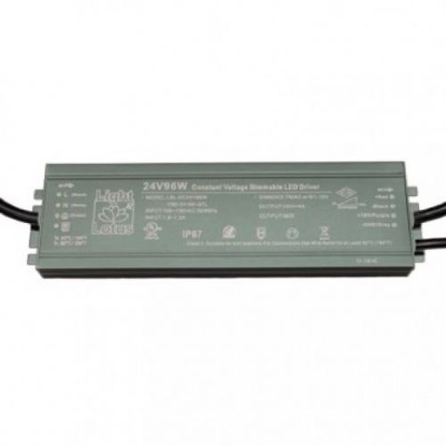 Lotus LED Lights 24V DC Driver - 96 Watt Capacity - 120V / 0-10V Dimmable