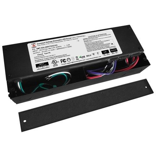 Lotus LED Lights 24V DC Driver - 3 x 96 Watt Capacity - 120V / 0-10V Dimmable