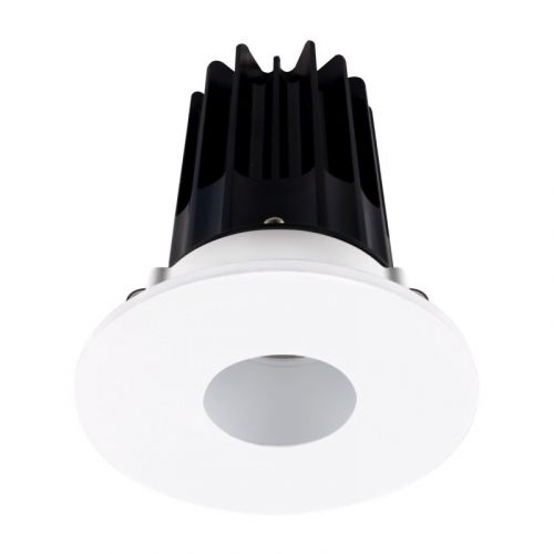 Lotus 8 Watt 2" LED Recessed Downlight - Alzak Reflector - White Pinhole Trim - 2700K - 580 Lumens - 120V